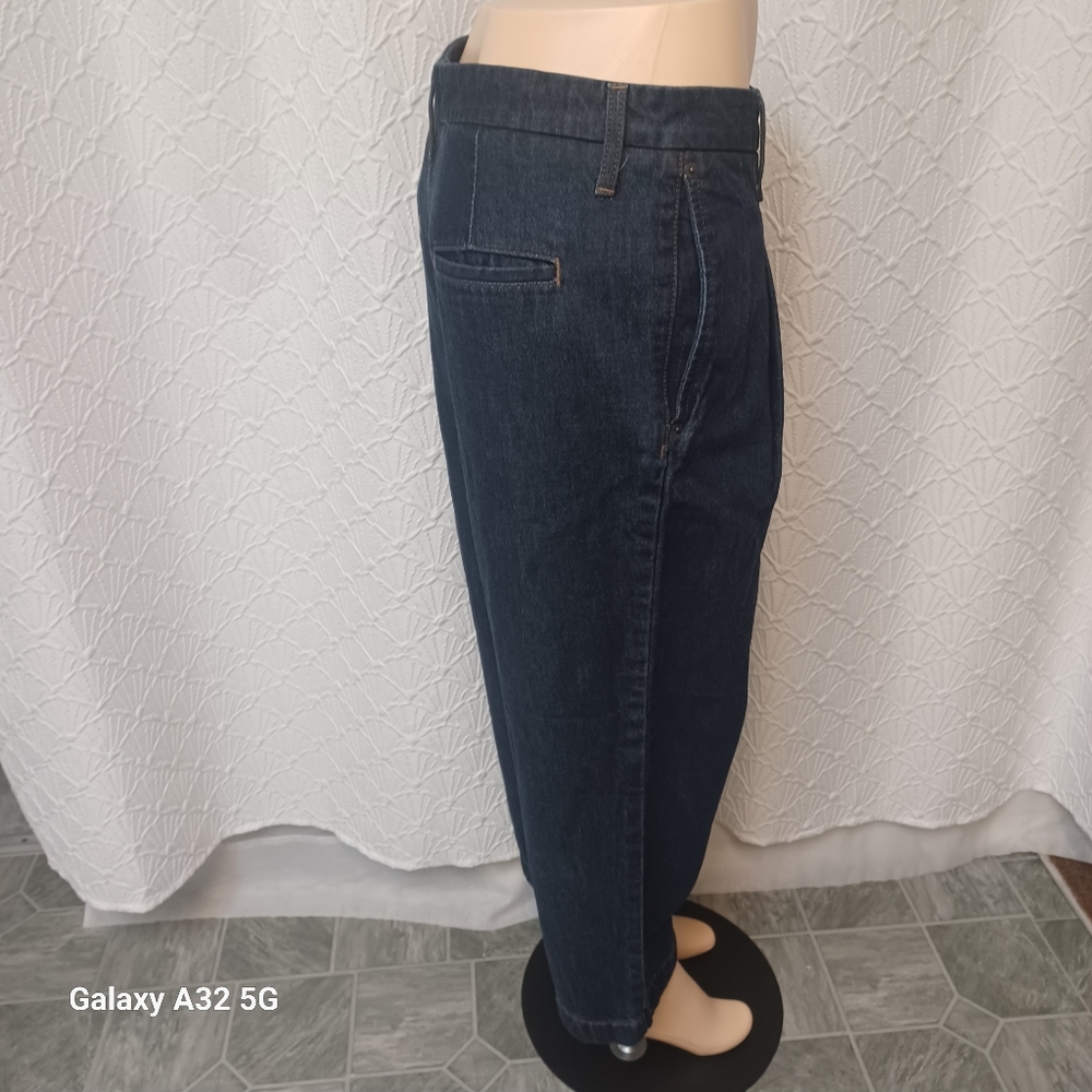 Banana Republic Women Size 30/10 Deep Indigo Relaxed Jeans - Picture 7 of 16